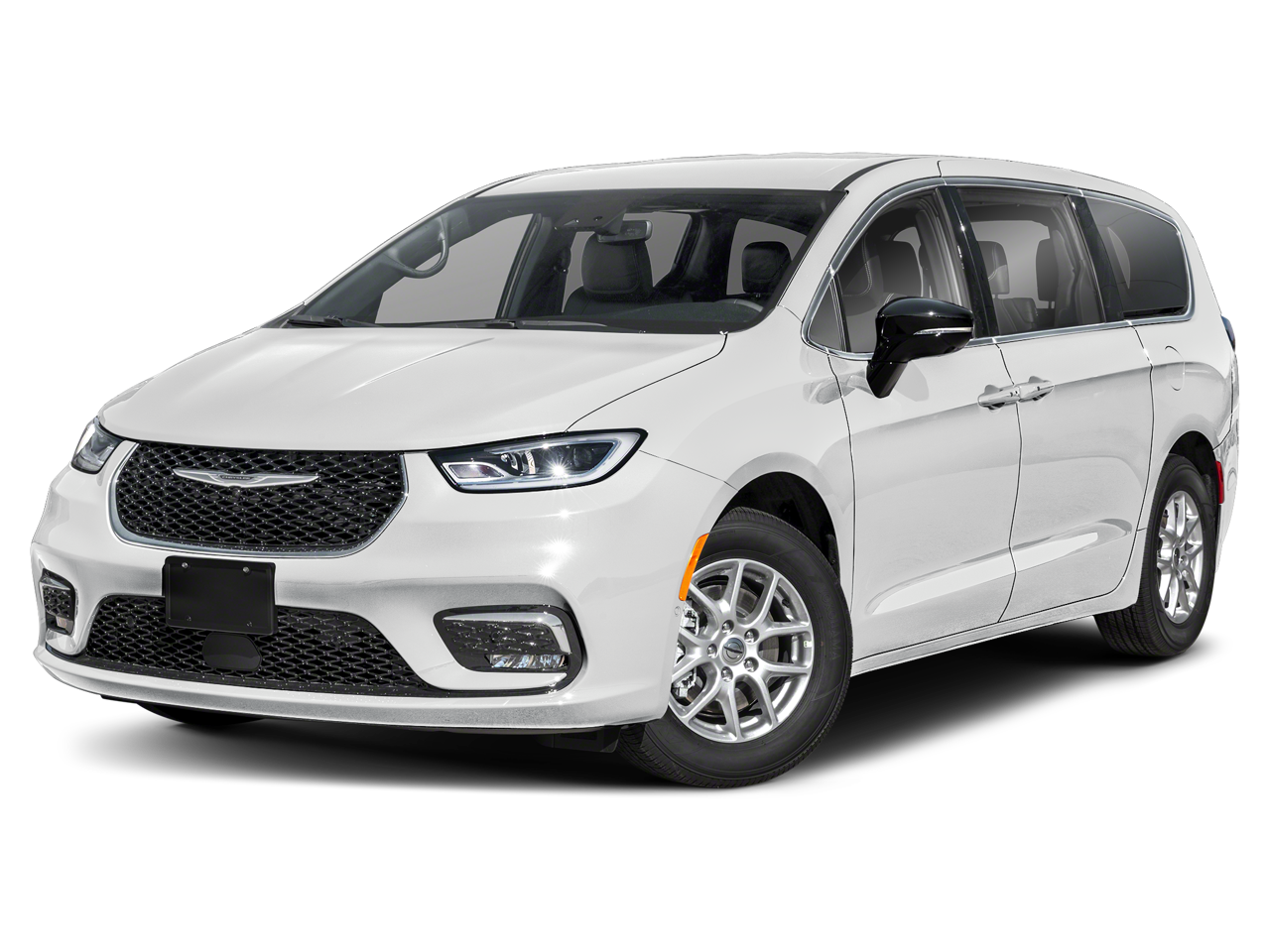 2025 Chrysler Pacifica Select in Bright White Clearcoat — front three-quarter view